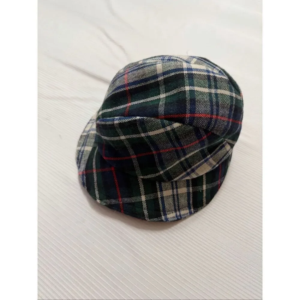 de’Lanthe Original Tartan Plaid Vintage Fedora Hat One Size